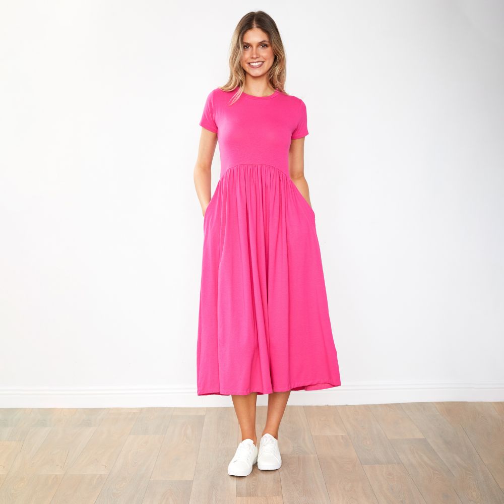 Elsa Dress (Fuschia)