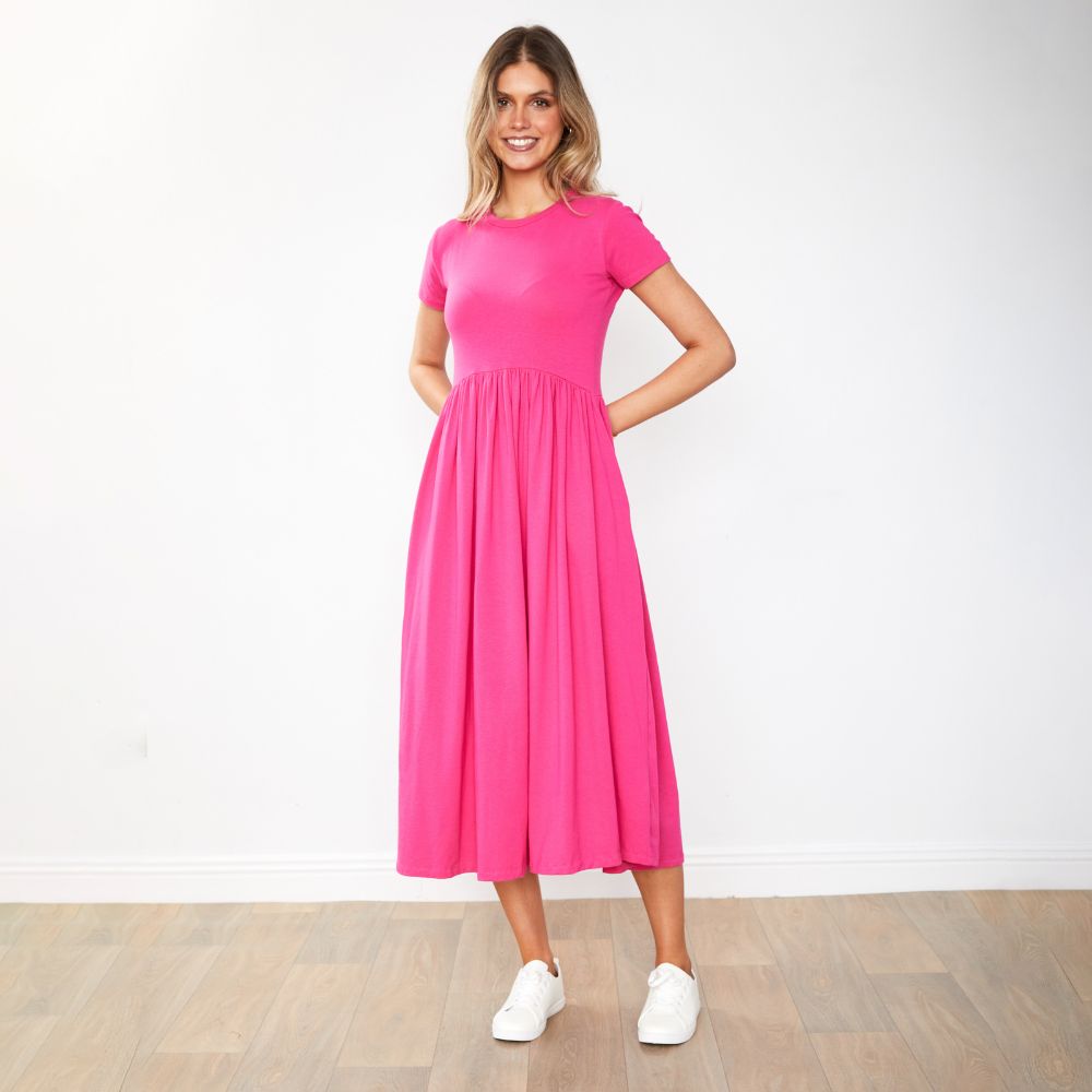 Elsa Dress (Fuschia)
