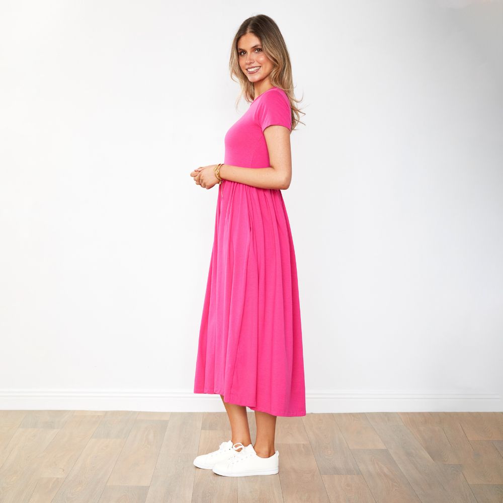 Elsa Dress (Fuschia)
