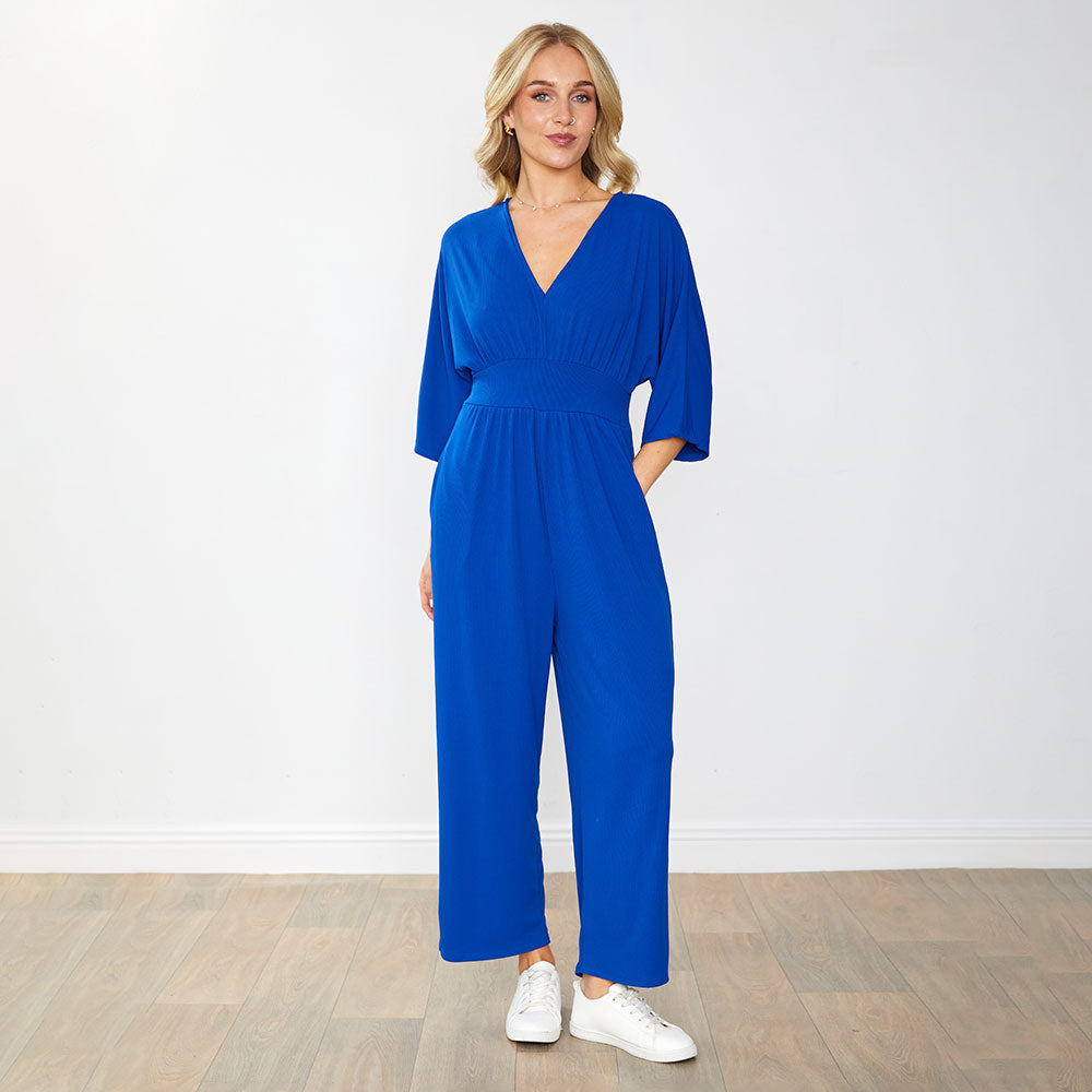 Ester Jumpsuit Cobalt & Violet (2 for €68)