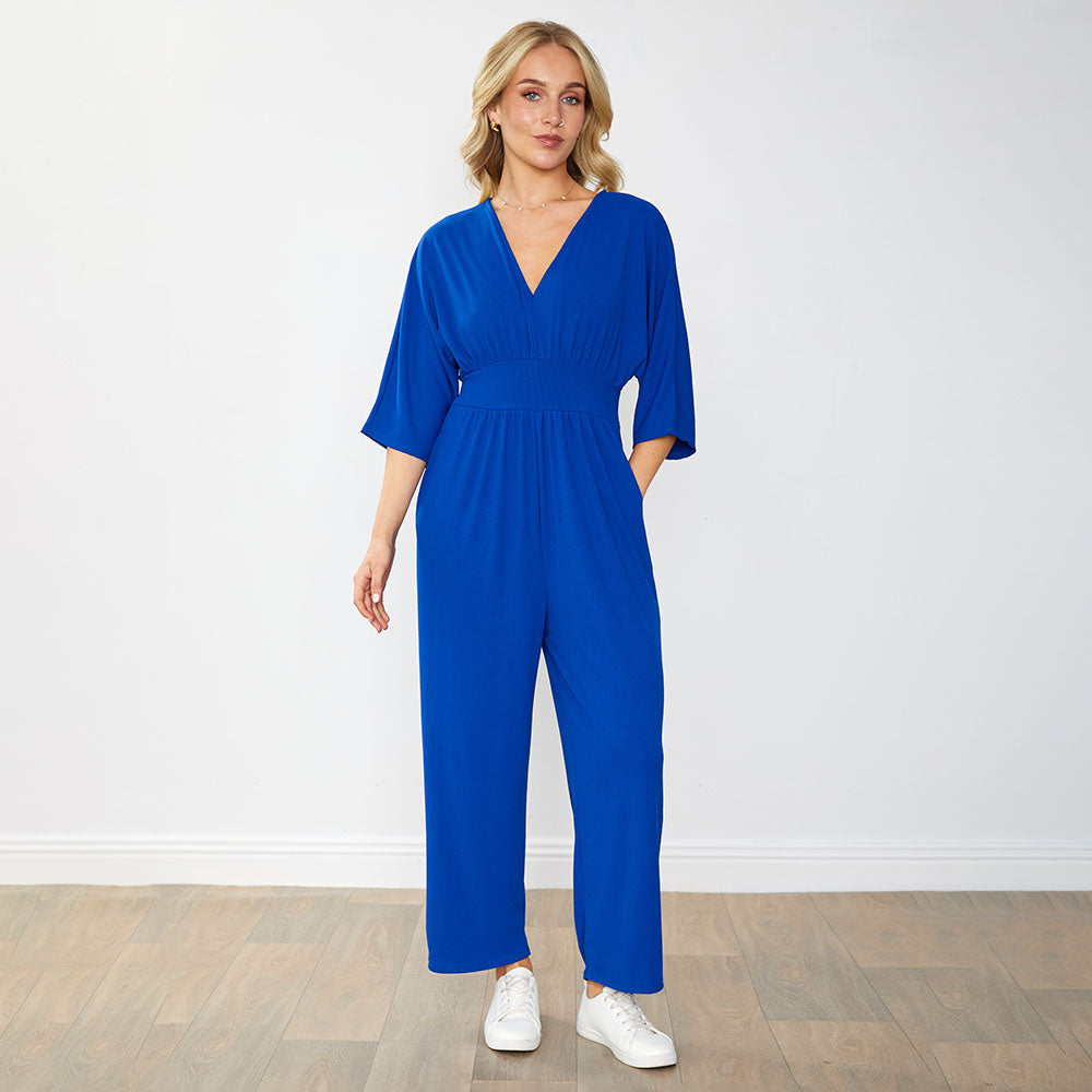 Ester Jumpsuit Cobalt & Violet (2 for €68)