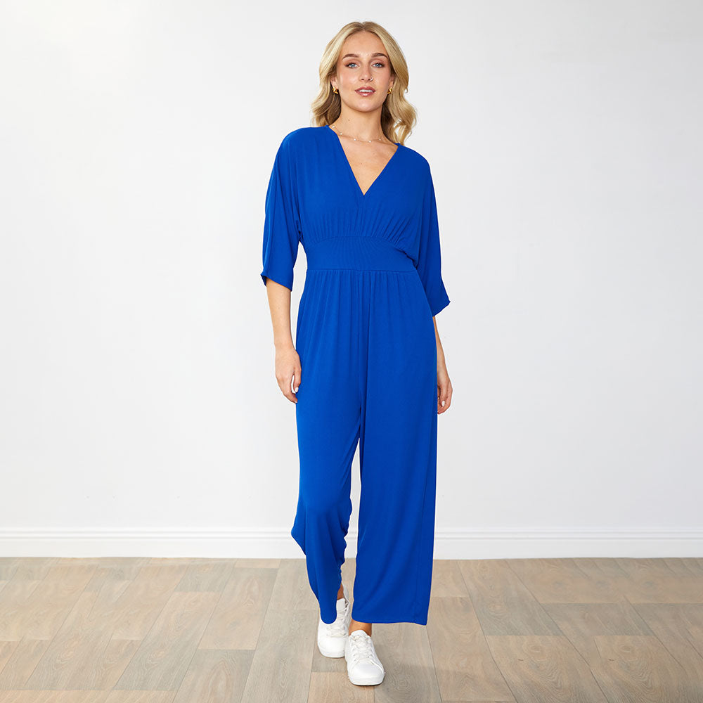 Ester Jumpsuit Cobalt & Violet (2 for €68)