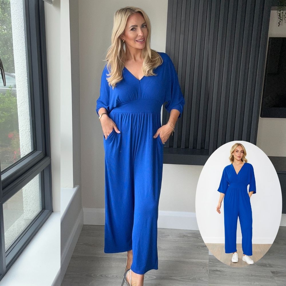 Ester Jumpsuit (Cobalt)