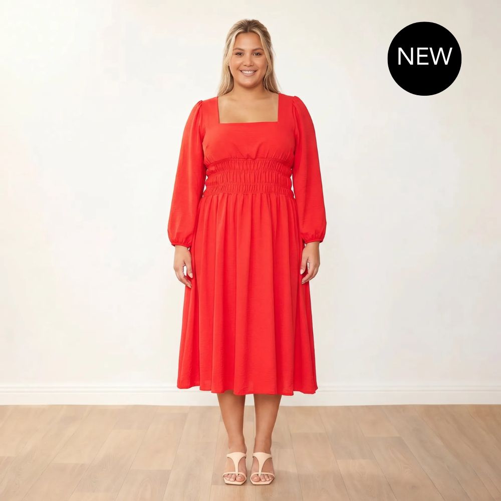 Evelyn Dress (Red)