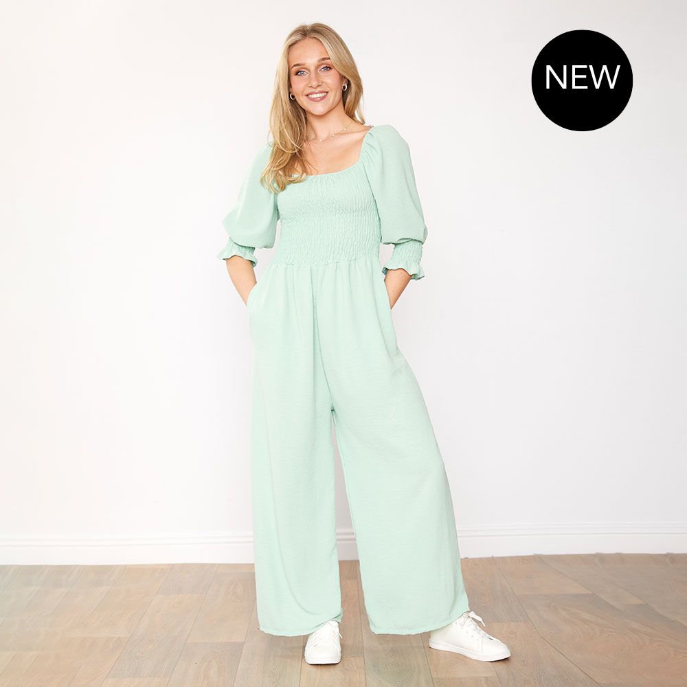 Athena Jumpsuit (Mint)