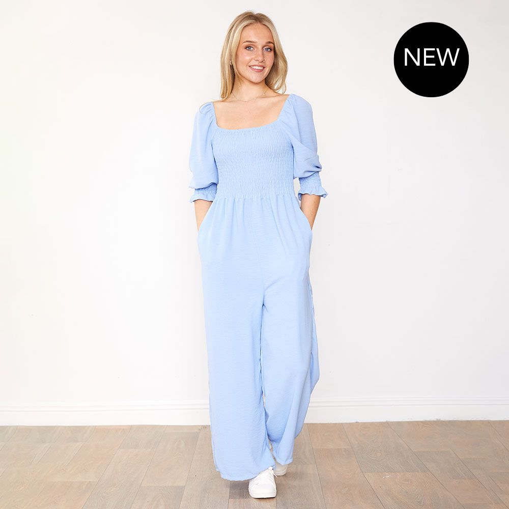 Athena Jumpsuit (Blue)