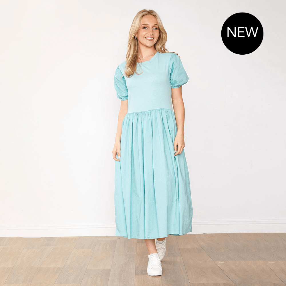 Mandi Dress (Aqua)