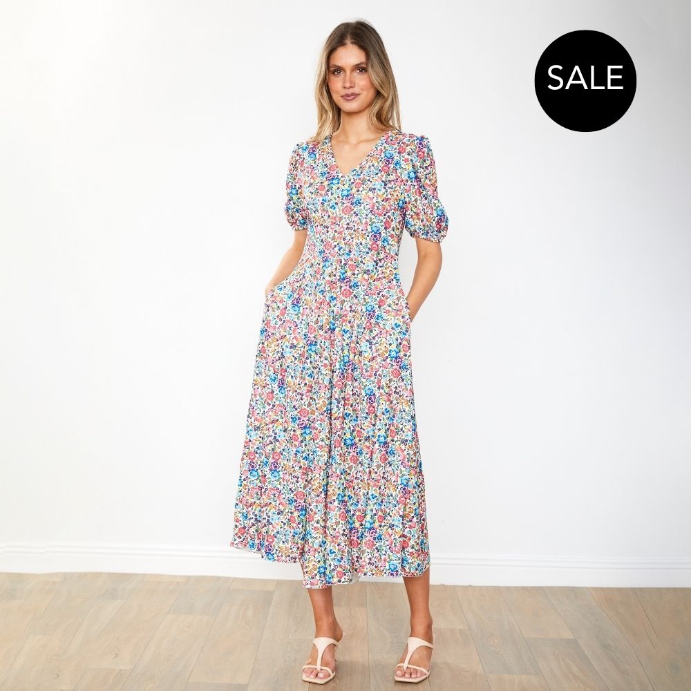 Flora Dress (Pink Rose)
