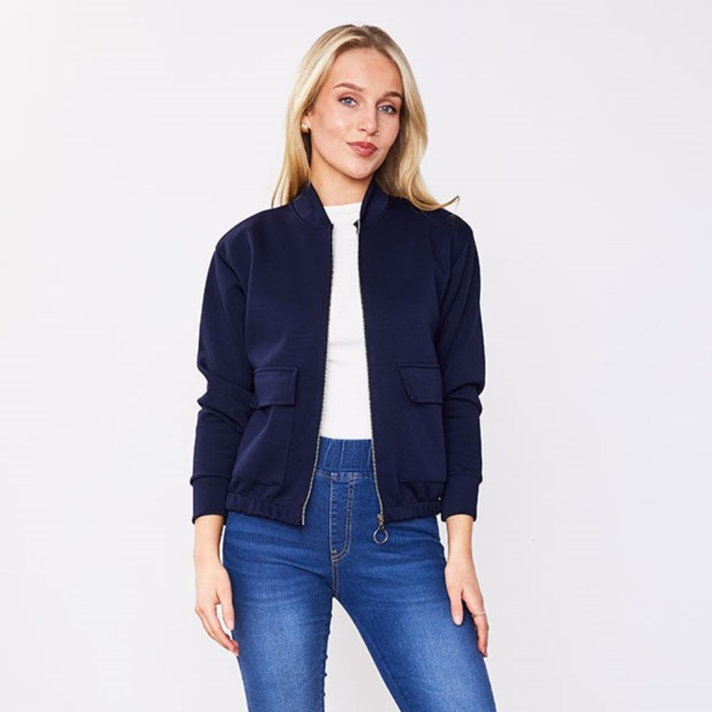 Flynn Bomber Jacket (Navy)