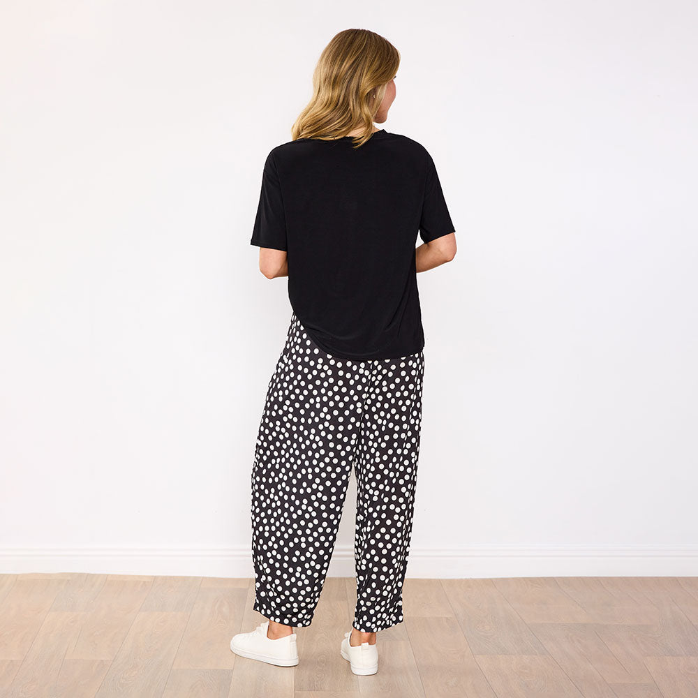 Fraya Co-Ord (Black/Polka Dot)