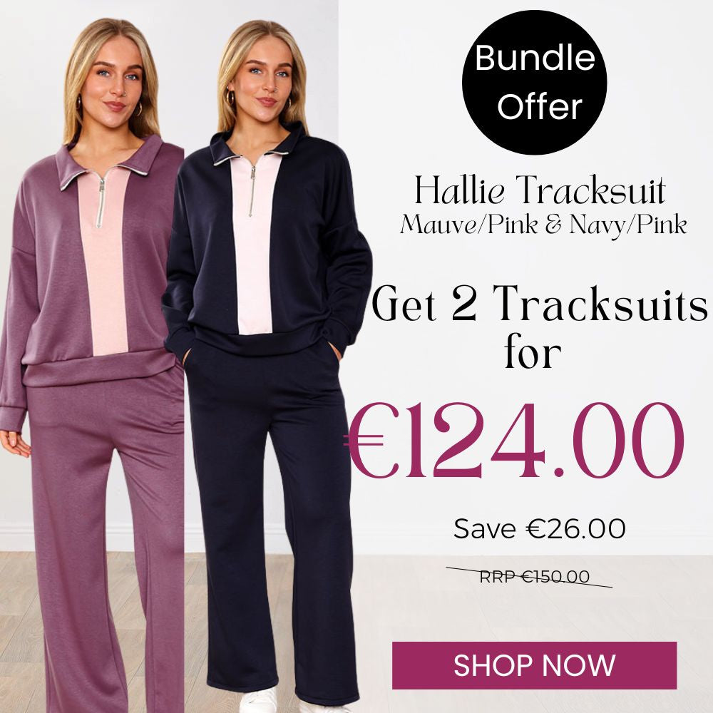 Hallie Tracksuit (Mauve/Pink) & (Navy/Pink) for €124.00