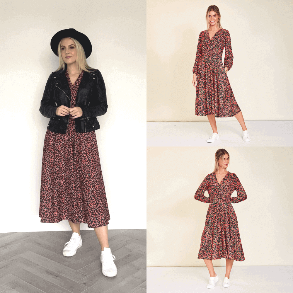 Carrie Dress (Red Rose)