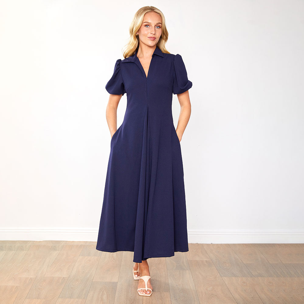 Hazel Dress (Navy)