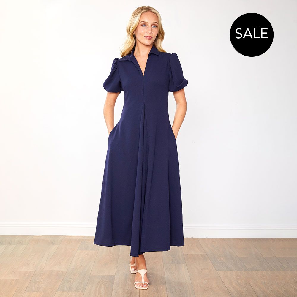 Hazel Dress (Navy)