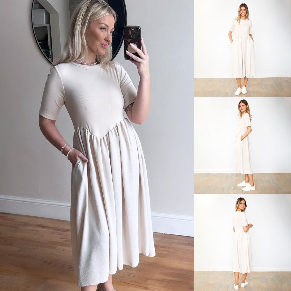 Bobbie Dress (Vanilla)