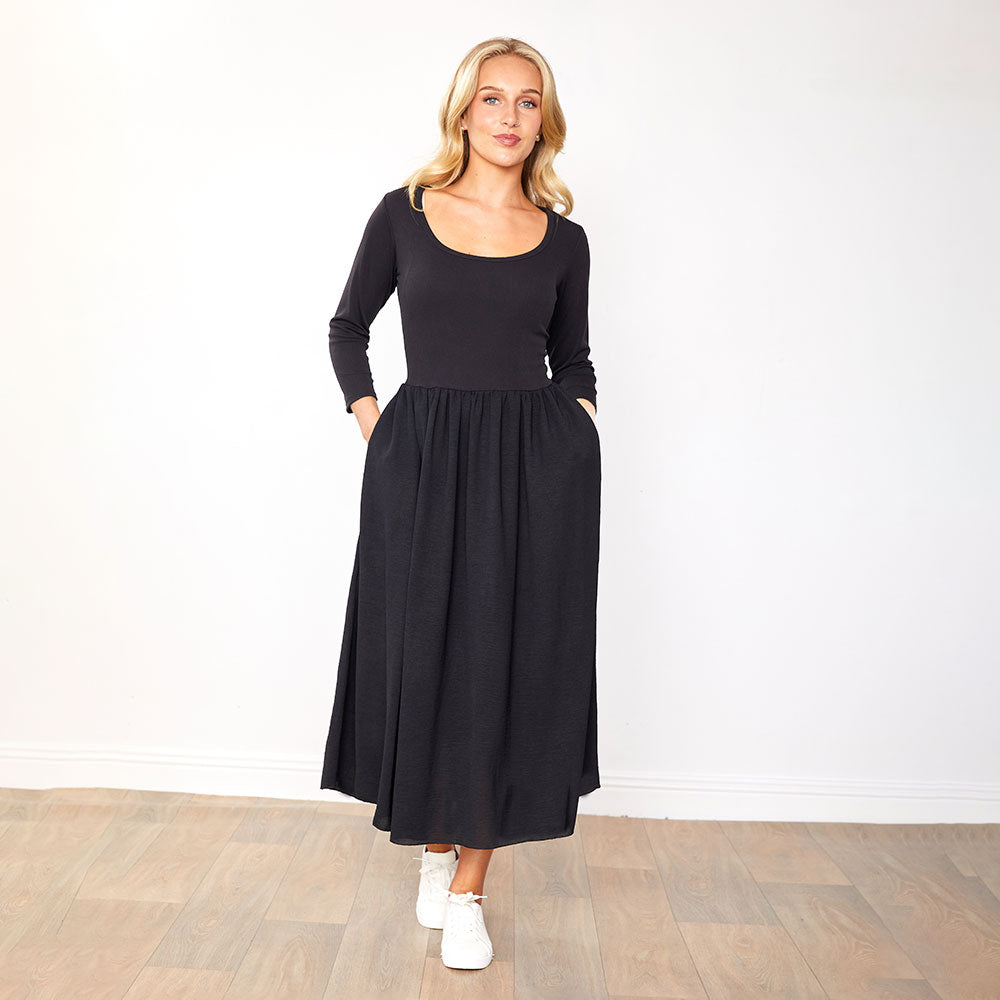 Jackie Dress Black & Pink - (2 for €78)