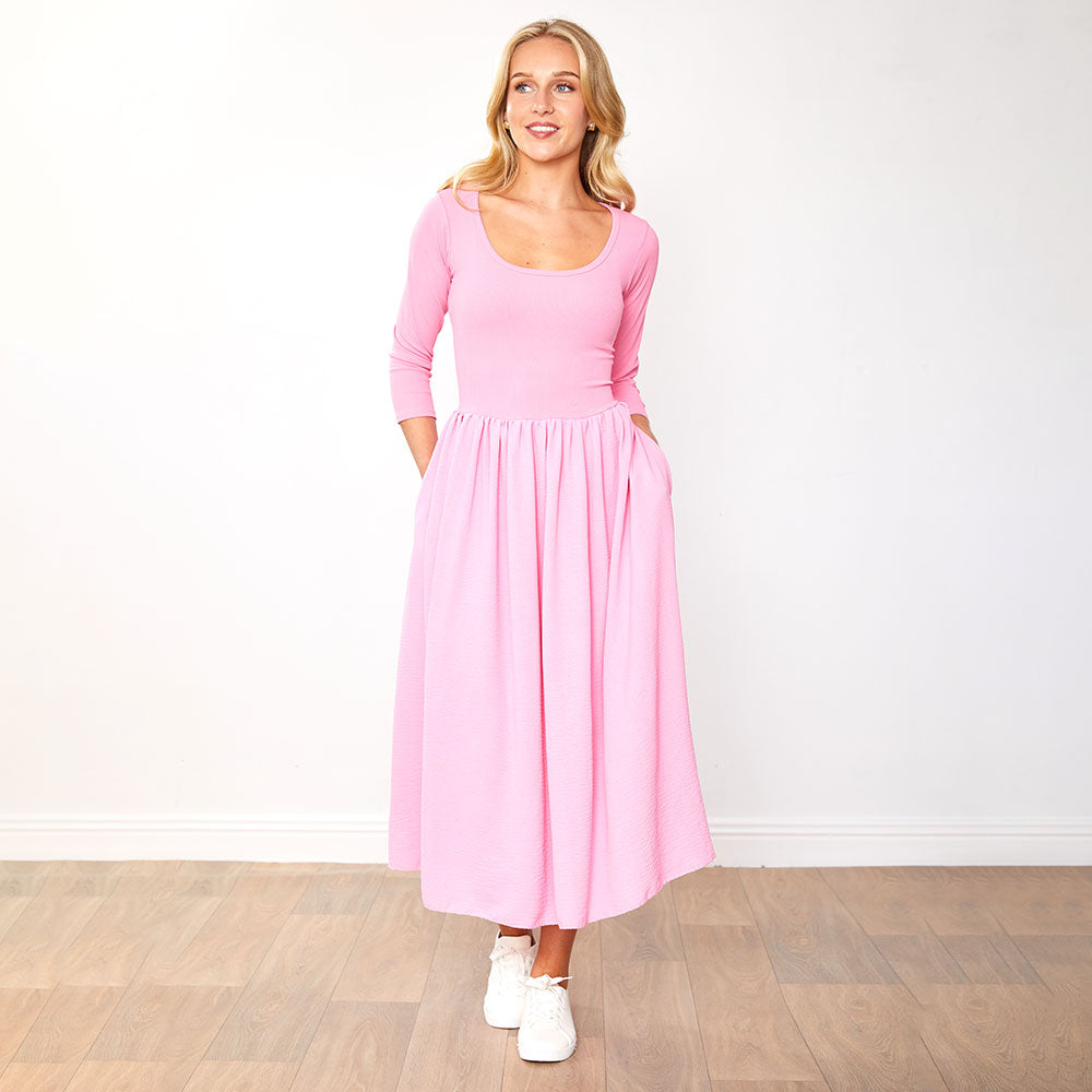 Jackie Dress Black & Pink - (2 for €78)