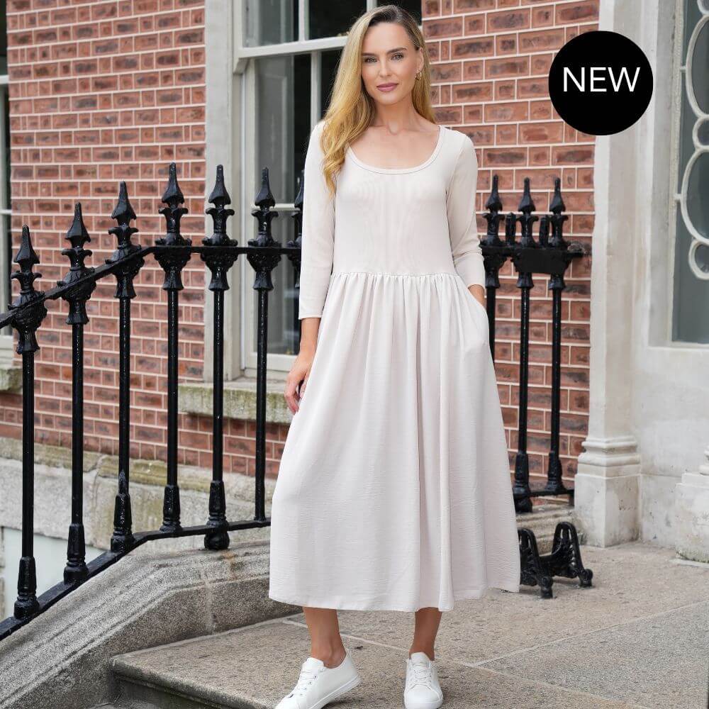 Jackie Dress (Cream)