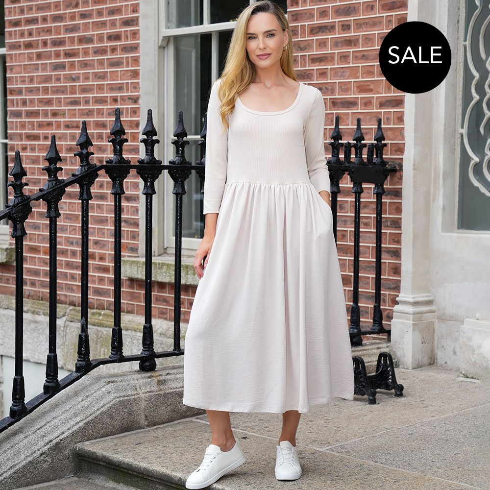 Jackie Dress (Cream)