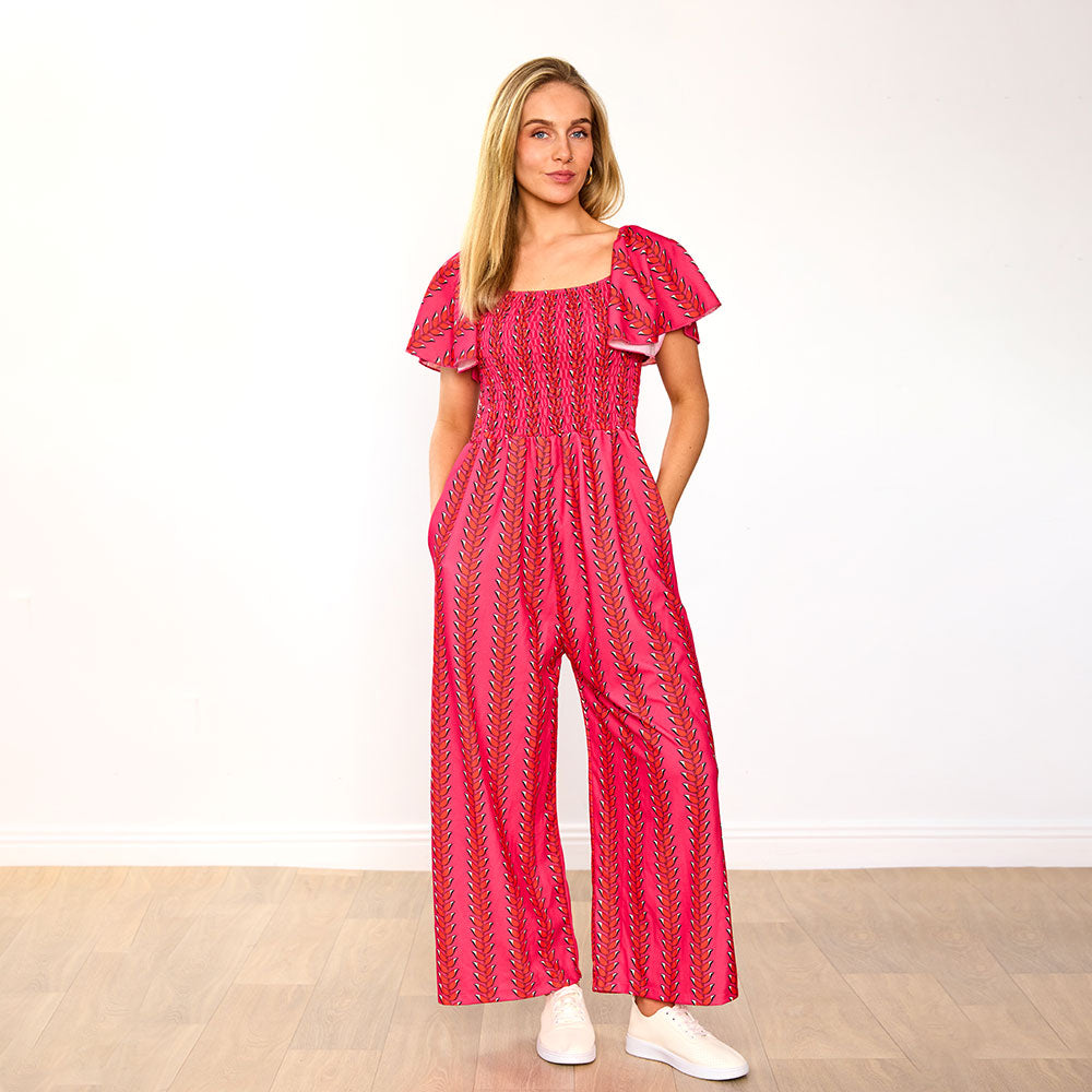 Mara Jumpsuit (Berry)
