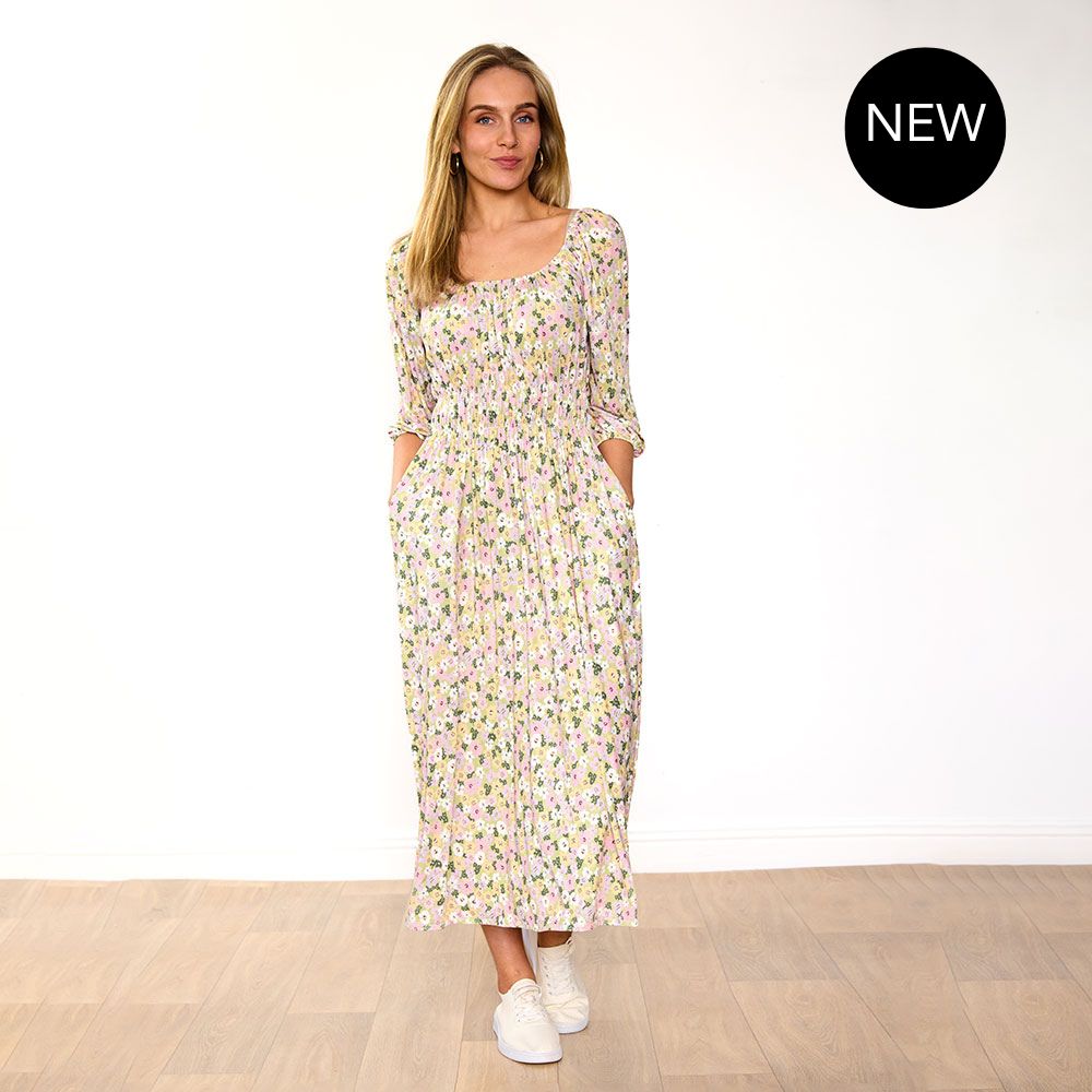 Lainey Dress (Spring Yellow)