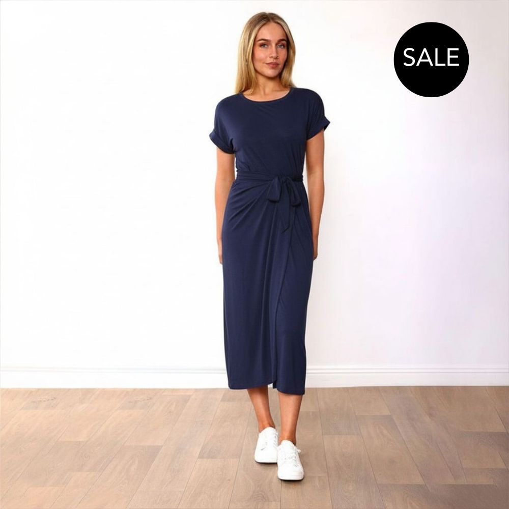 Lenny Dress in navy – women's dress