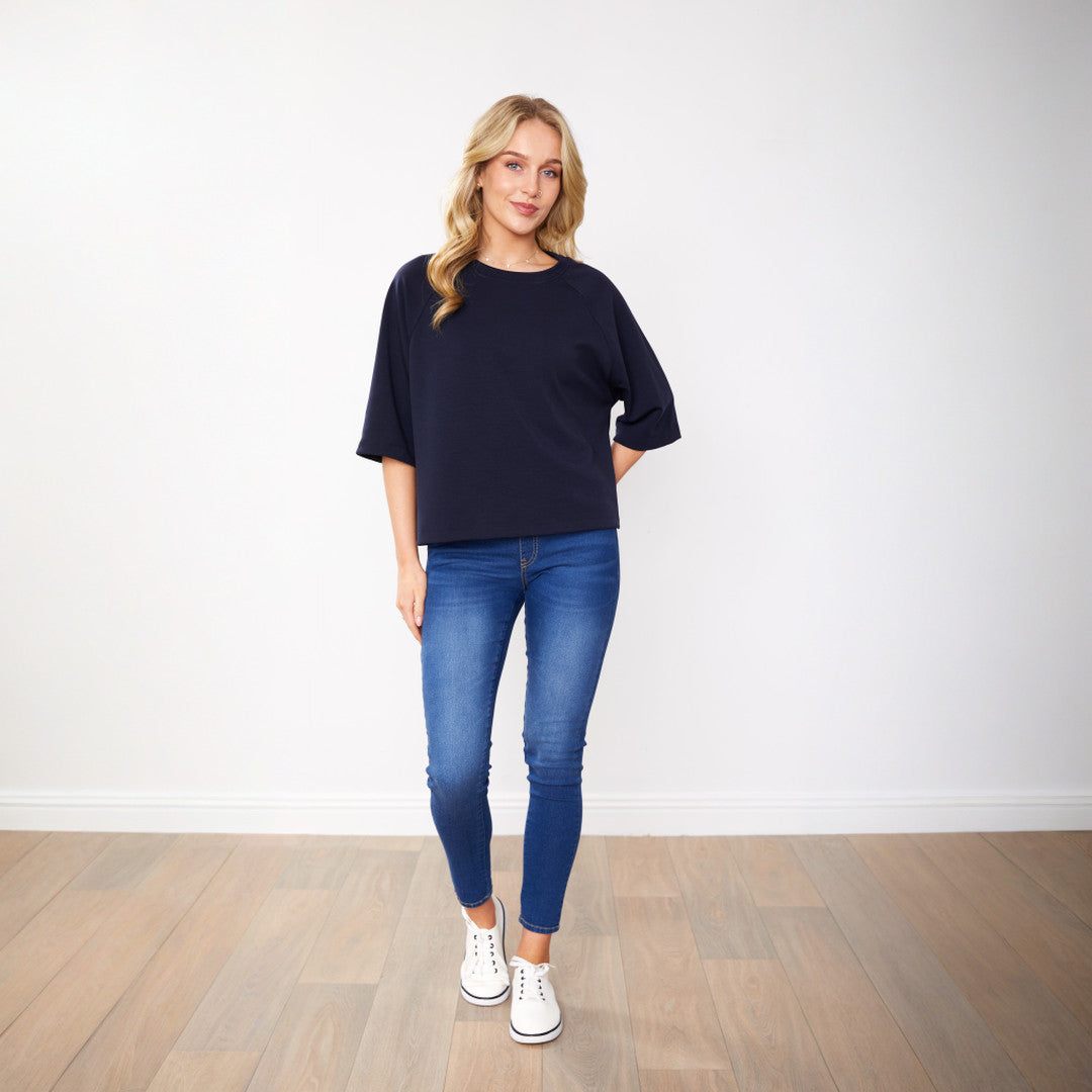 Leo Top (Navy)