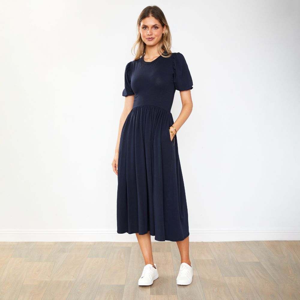 Lois Dress (Navy)