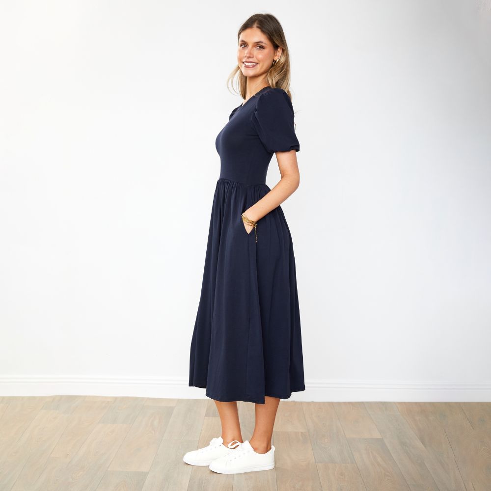 Lois Dress (Navy)