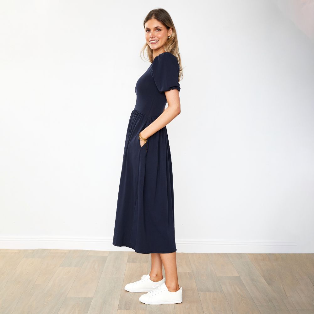 Lois Dress (Navy)