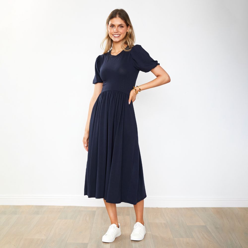 Lois Dress (Navy)
