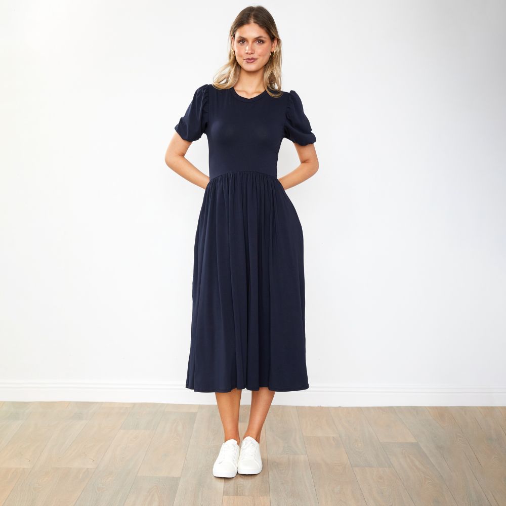Lois Dress (Navy)