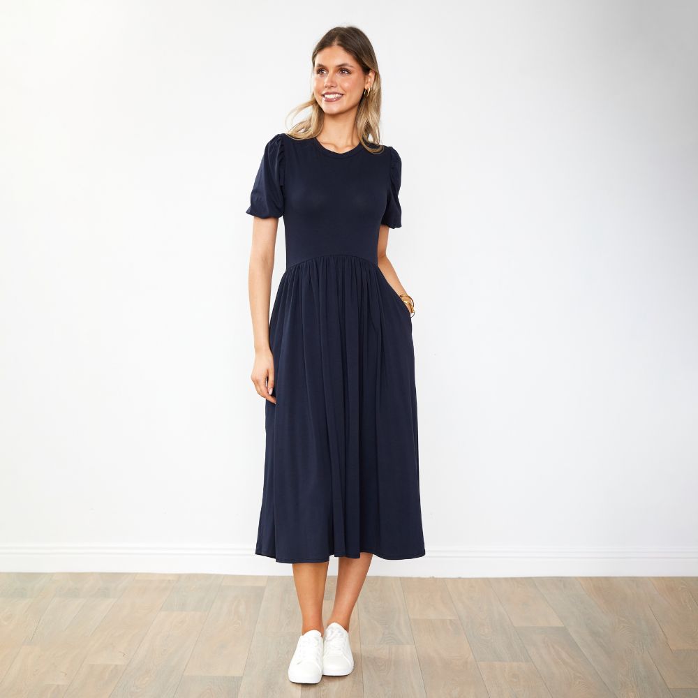 Lois Dress (Navy)