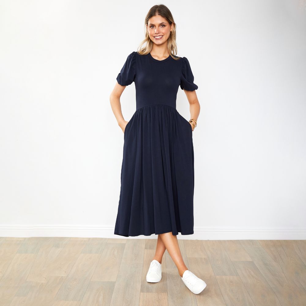Lois Dress (Navy)