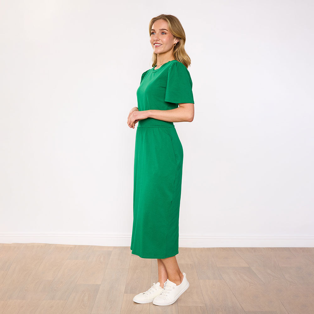 Lois Dress in green – women's dress – view 5
