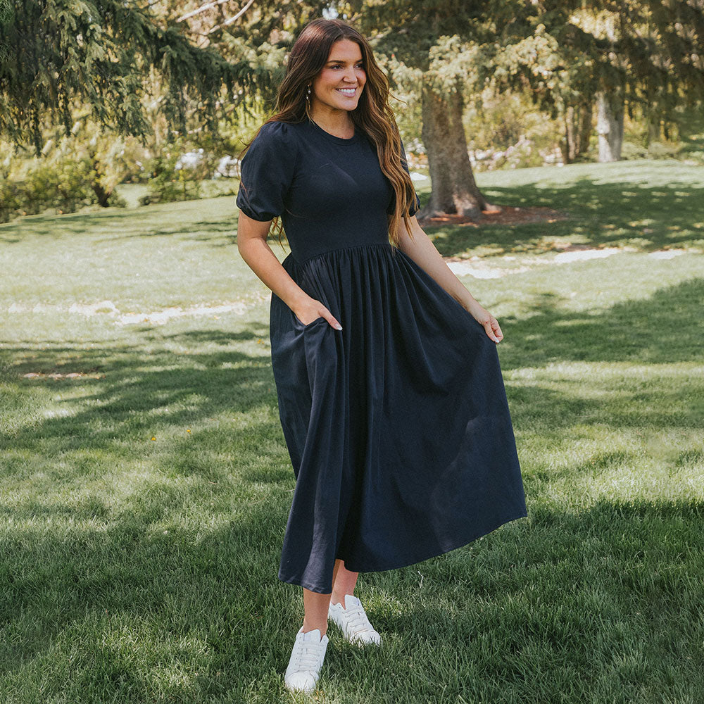 Lois Dress (Navy)