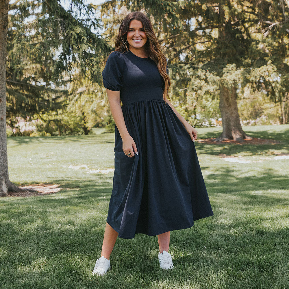 Lois Dress (Navy)