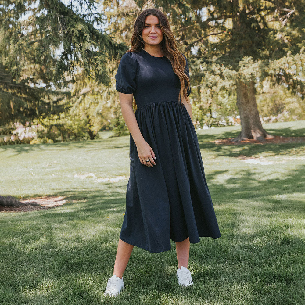 Lois Dress (Navy)