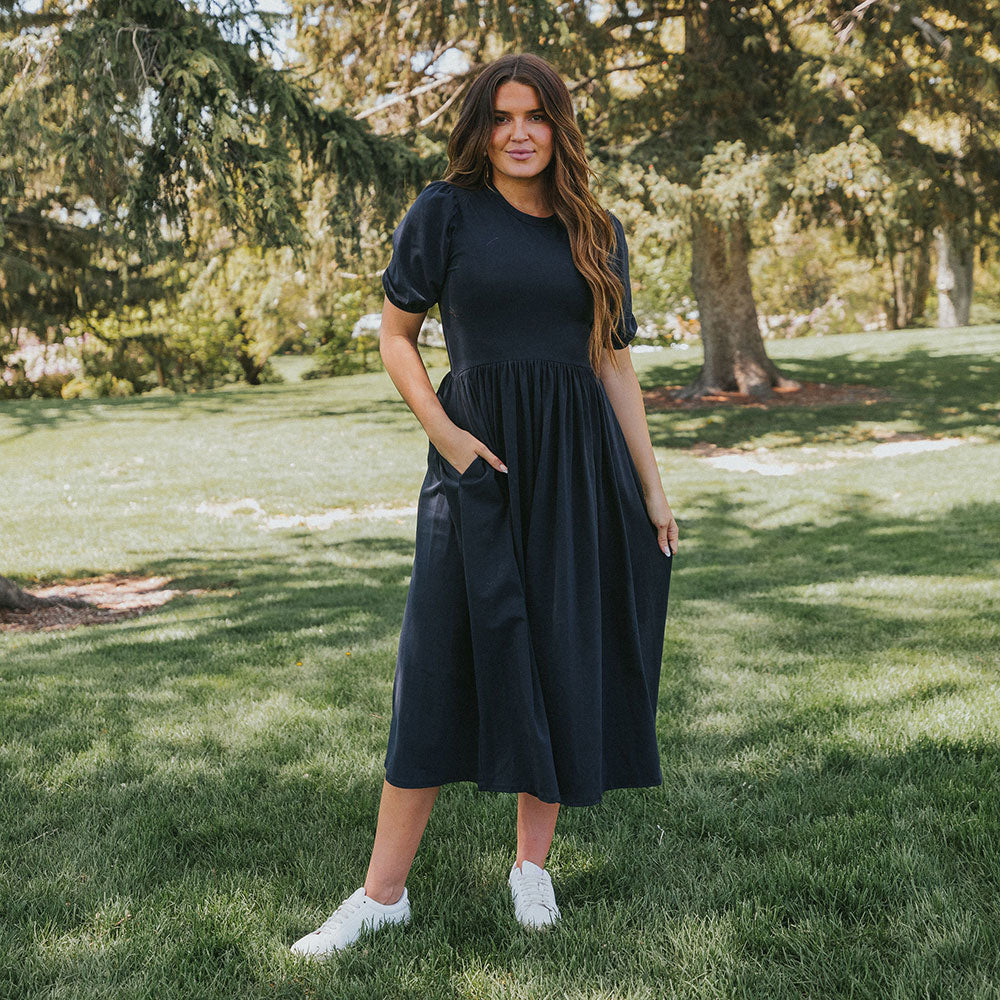 Lois Dress (Navy)