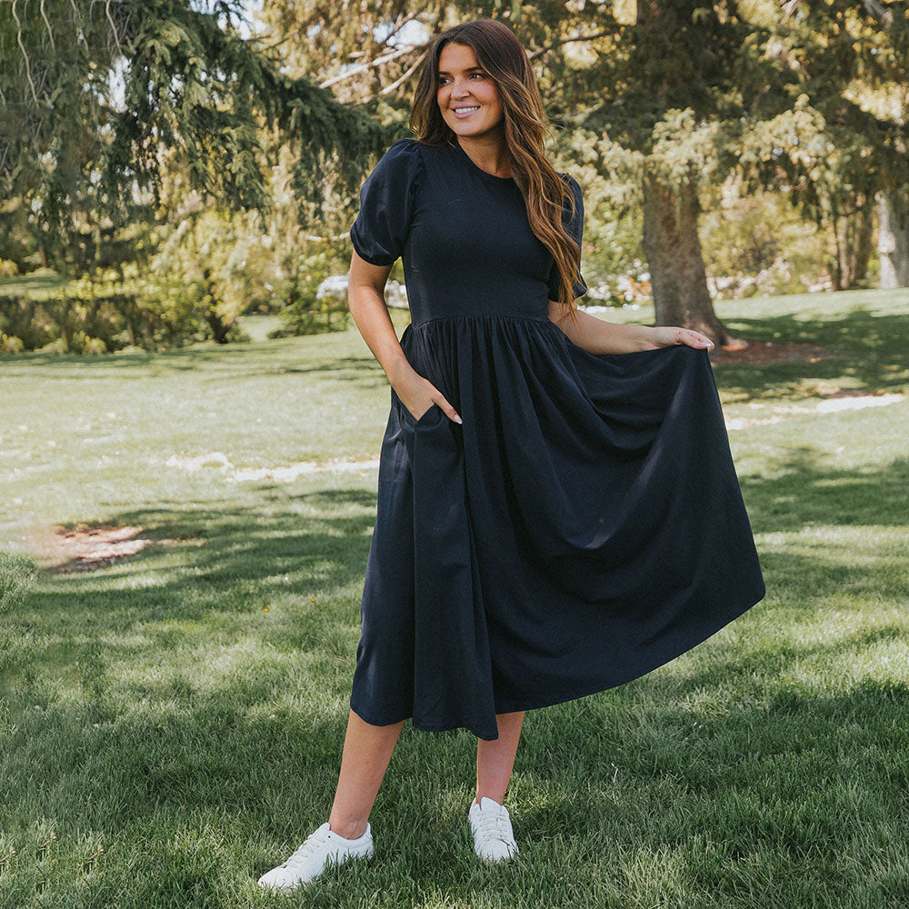 Lois Dress (Navy)