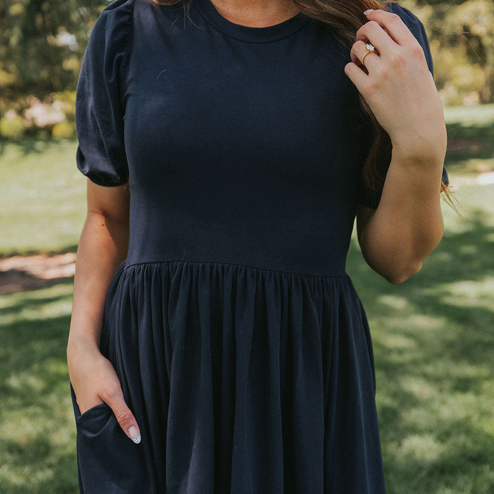 Lois Dress (Navy)