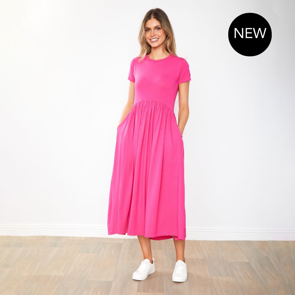 Elsa Dress (Fuschia)