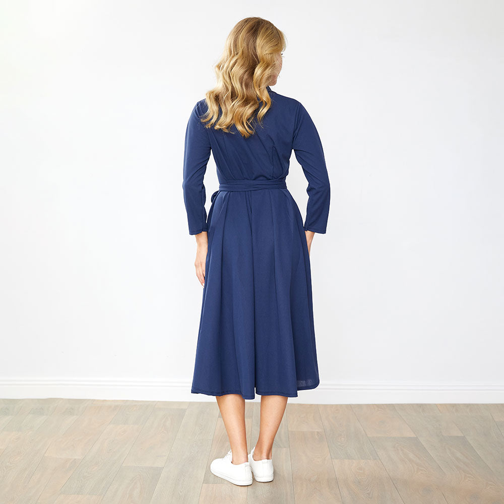 Lorene Dress (Navy)