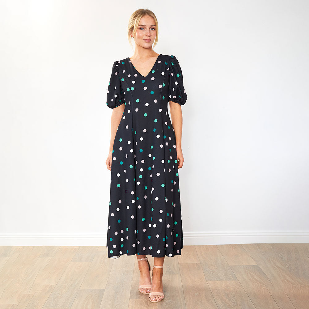 Lucy Dress (Pastel Polka Dot)