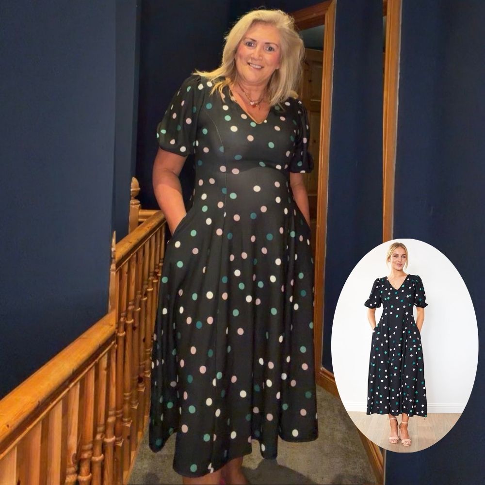 Lucy Dress (Pastel Polka Dot)