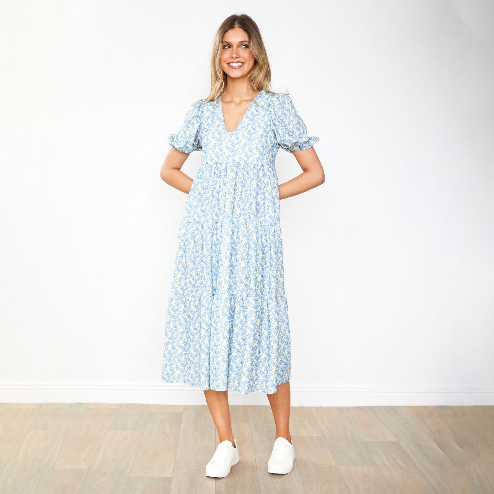 Mabel Dress (Orchid Blue)