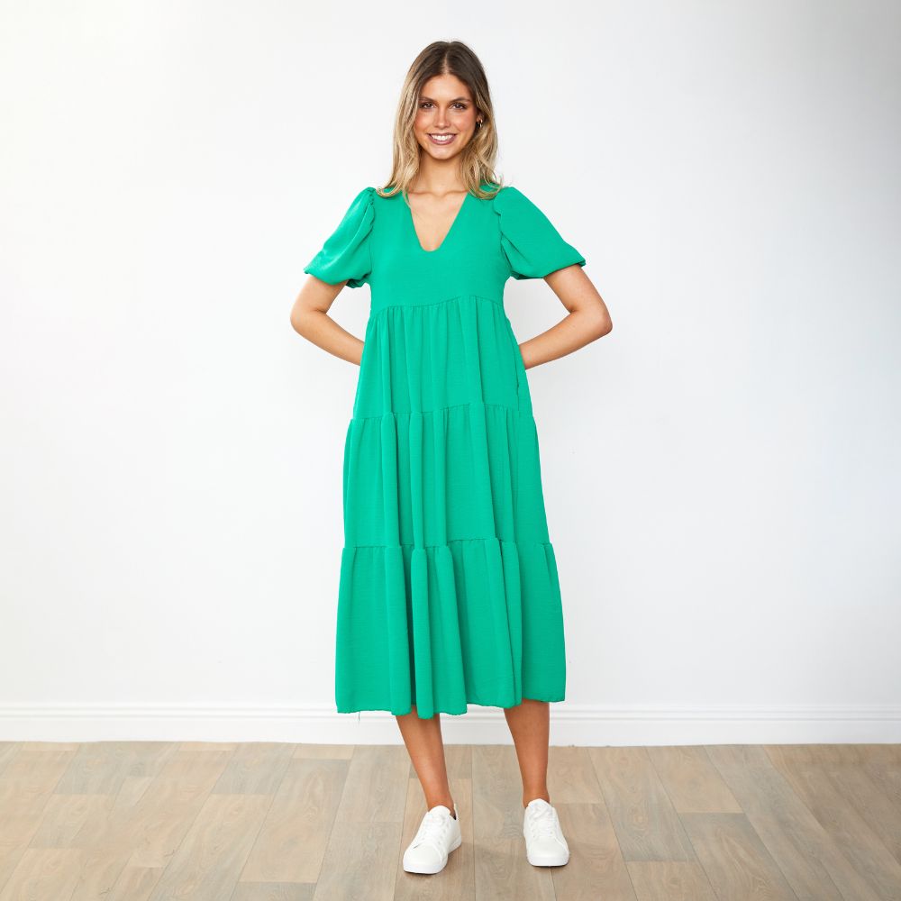 Mabel Dress (Emerald)