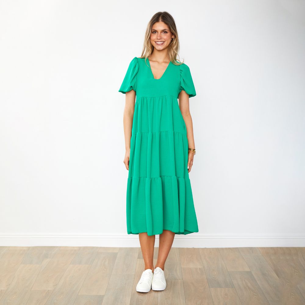 Mabel Dress (Emerald)
