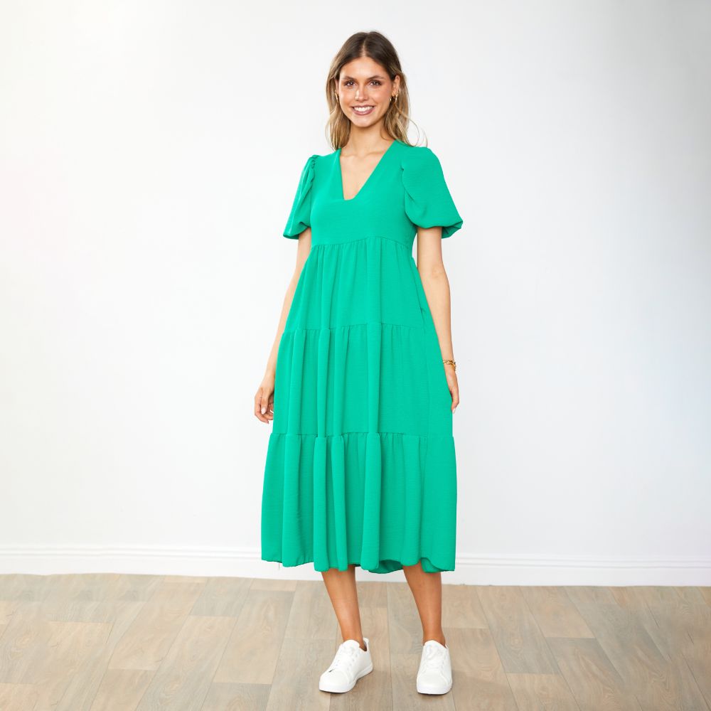 Mabel Dress (Emerald)