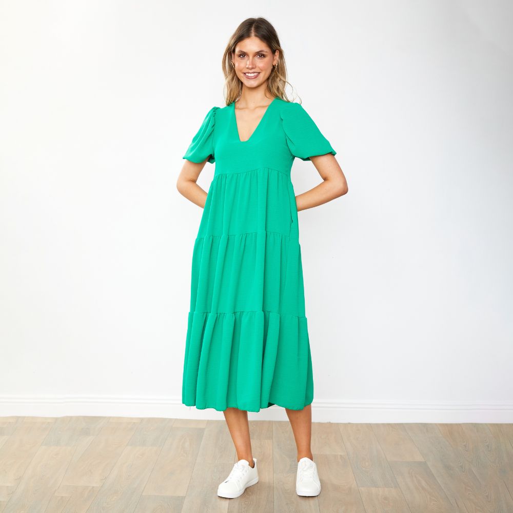 Mabel Dress (Emerald)